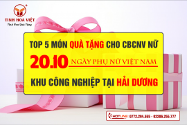 Top 5 Món Quà Tặng 20.10 Cho Nữ Nhân Viên KCN Tại Hải Dương