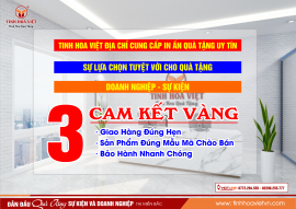 3 Cam Kết Vàng Của Tinh Hoa Việt Về Dịch Vụ In Ấn Cung Cấp Quà Tặng