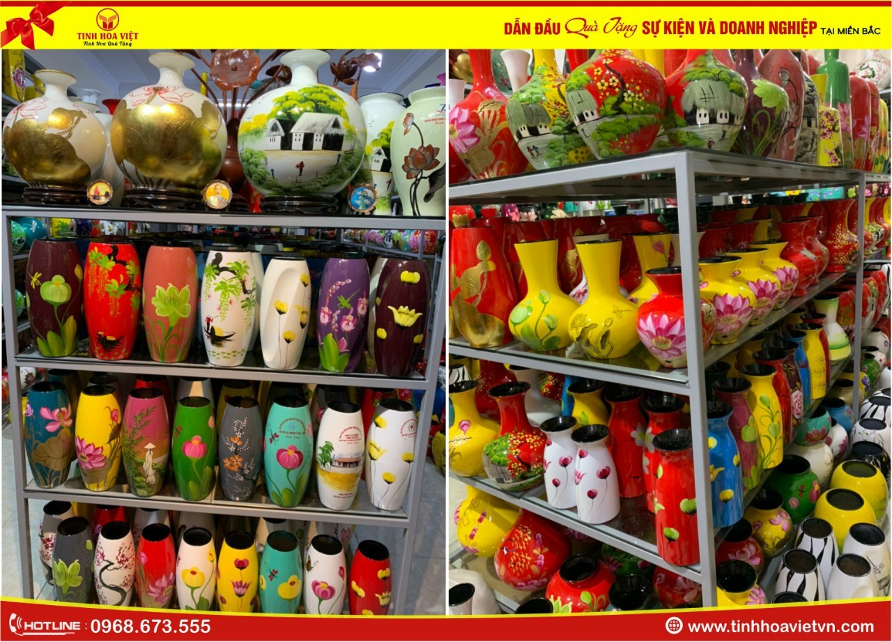 cửa hàng trưng bày sản phẩm của công ty dịch vụ quà tặng Tinh Hoa Việt