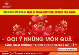 Gợi ý những món quà khai trương trong kinh doanh ý nghĩa