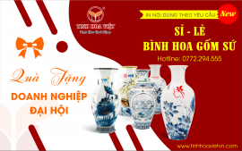 Bình Cắm Hoa Quà Tặng Doanh Nghiệp Ấn Tượng