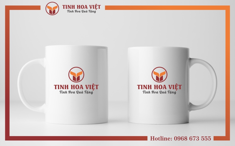 Quà tặng ly sứ in logo