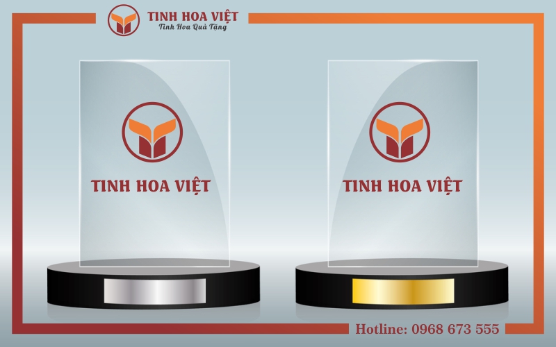 Quà tặng cúp pha lê cho doanh nghiệp