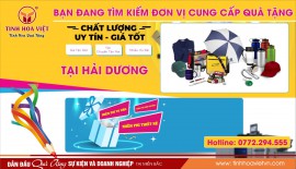 Đơn Vị Cung Cấp Sản Xuất In Ấn Quà tặng Doanh Nghiệp Uy Tín Tại Hải Dương