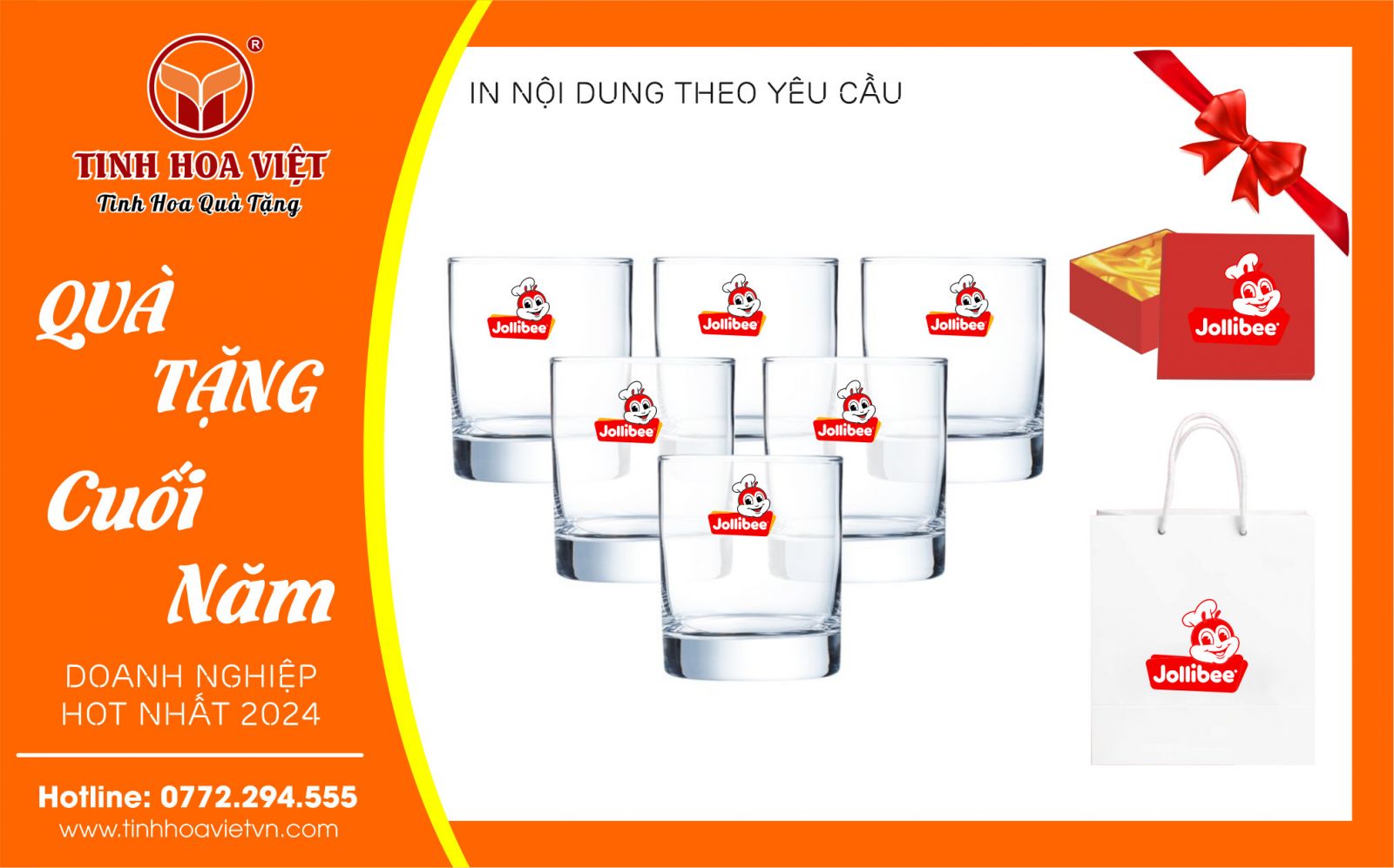 bộ cốc thủy tinh cao cấp